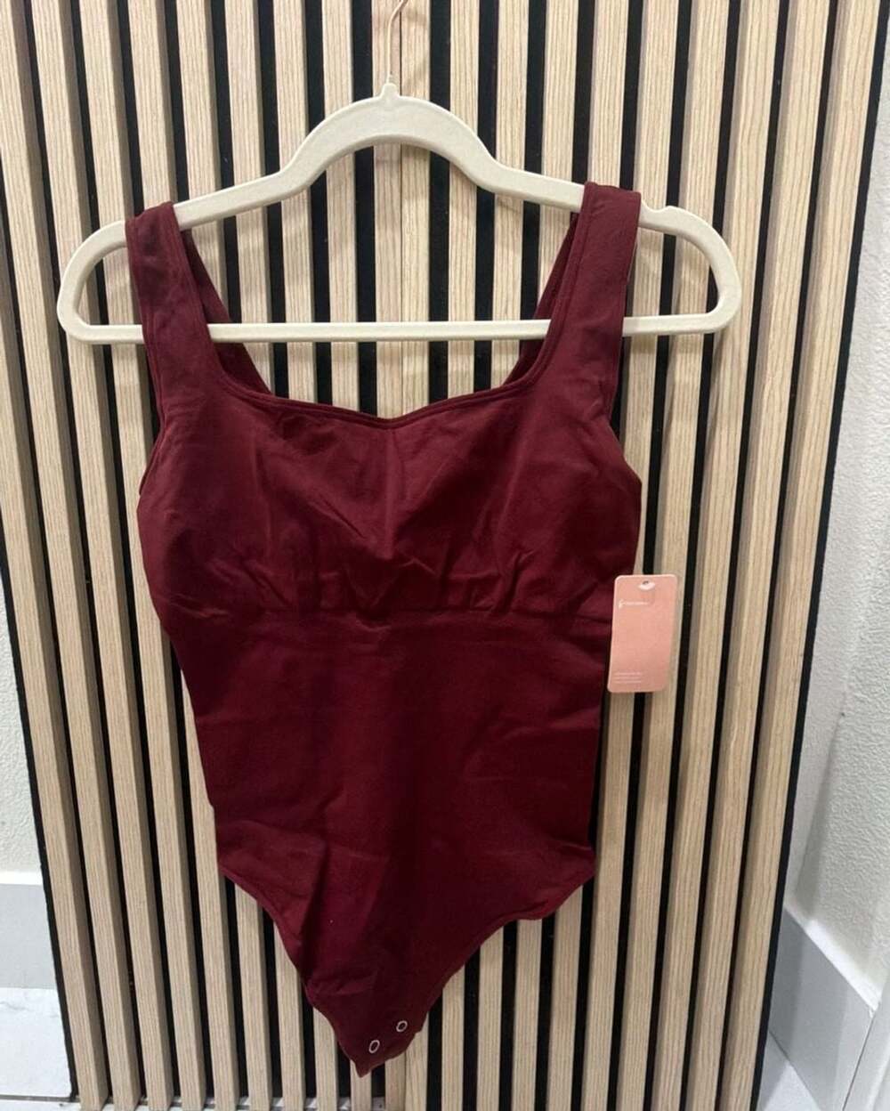 Seamless Square Neck Bodysuit Compression